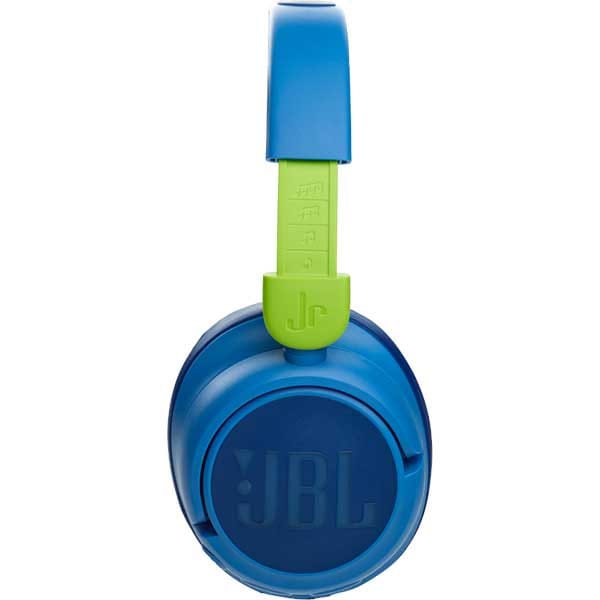 Casti pentru copii JBL JR460NC, Bluetooth, Over-ear, Microfon, Noise cancelling, albastru