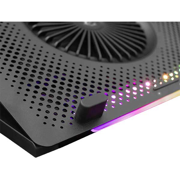 Cooler laptop gaming WHITE SHARK Ice Master RGB GCP-33, 15.6", gri-negru