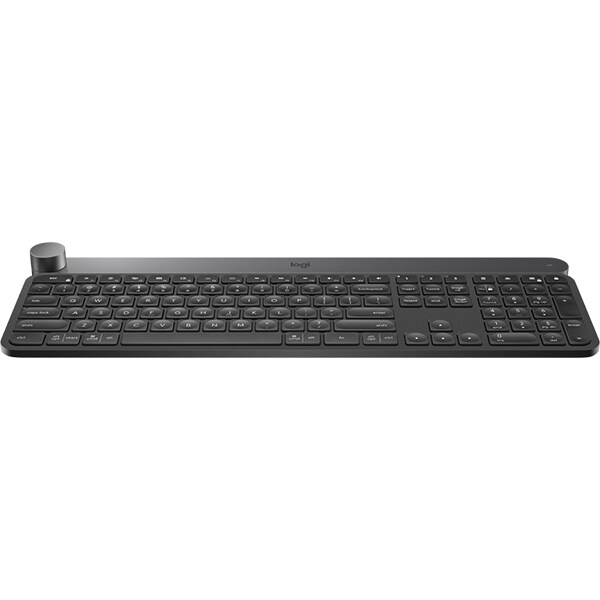 Tastatura Wireless LOGITECH Craft, USB, Bluetooth, Layout US, negru