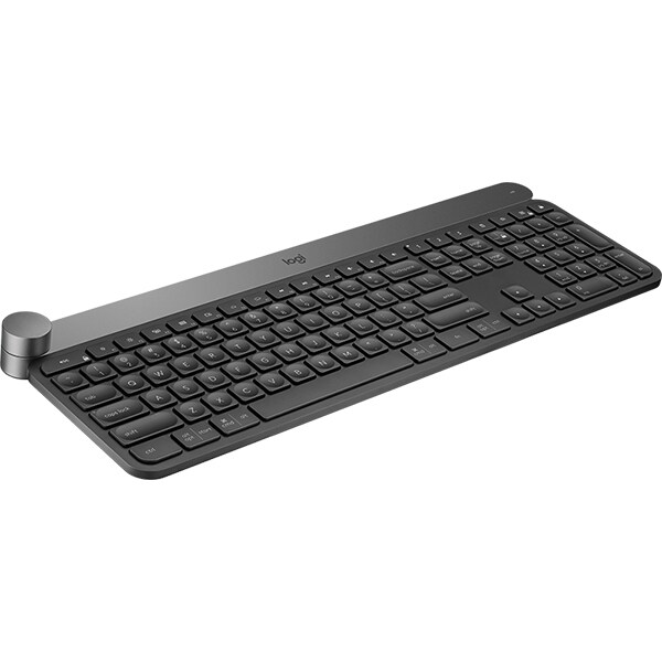 Tastatura Wireless LOGITECH Craft, USB, Bluetooth, Layout US, negru