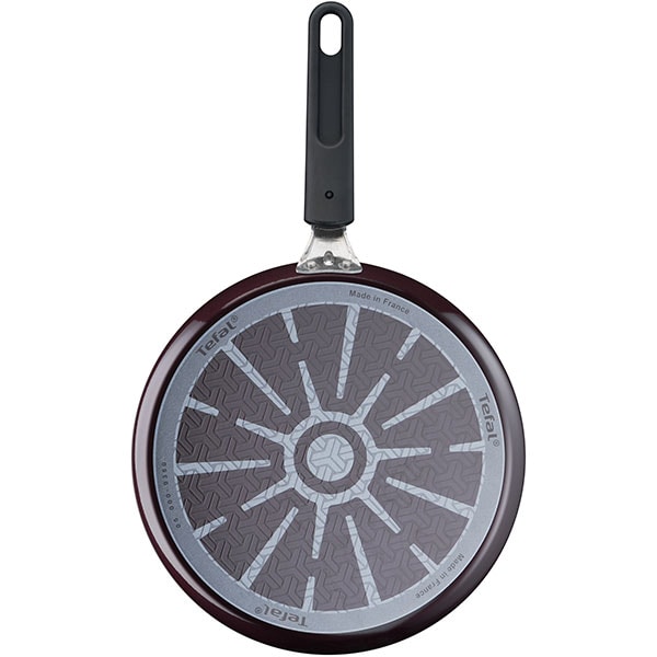 Tigaie clatite TEFAL Resist D5221083, 25cm, aluminiu, Thermo Signal, mov