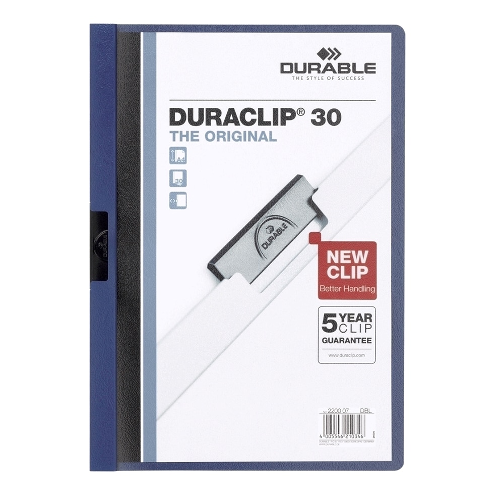 Dosar de prezentare DURABLE, PVC, albastru