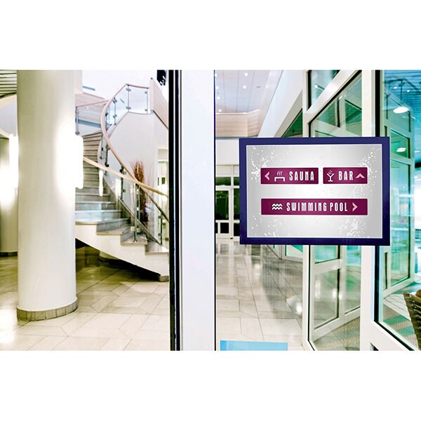 Display magnetic DURABLE Duraframe, A4, 2 bucati, albastru