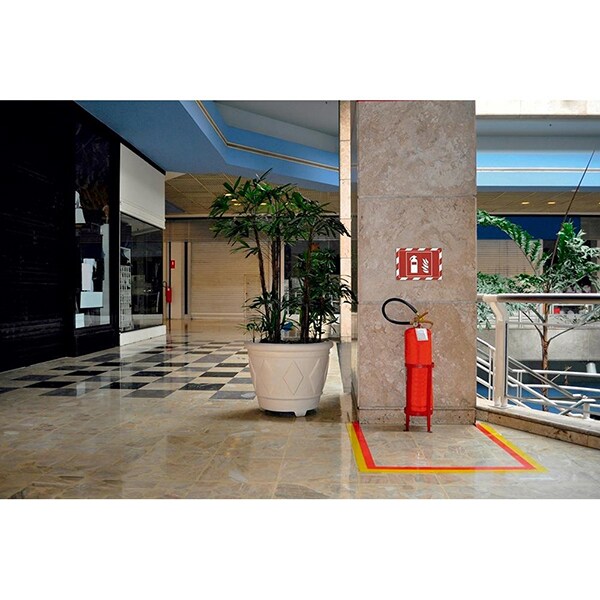 Display magnetic DURABLE Security, A4, 2 bucati, alb-rosu