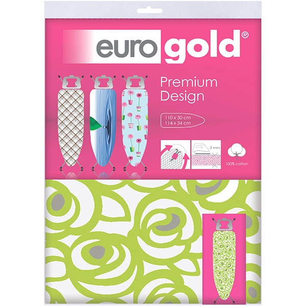 Husa pentru masa de calcat EUROGOLD DC42F3, 120 x 38 / 120 x 42 cm