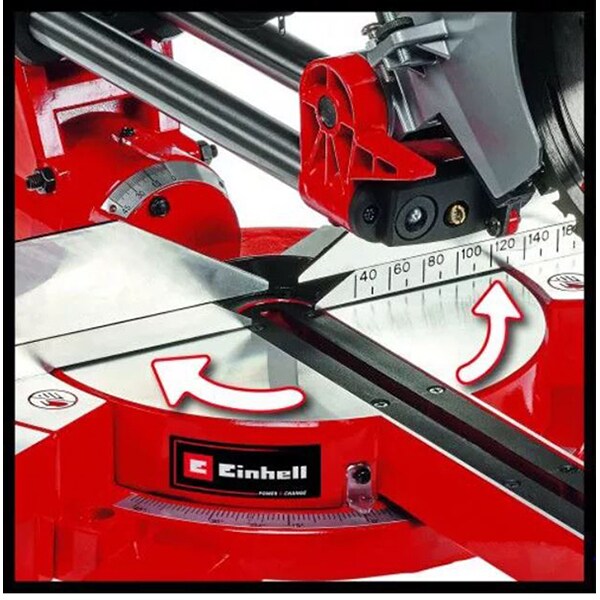 Debitor metal EINHELL TE-SM 36/210 Li - Solo, 36V 3800RPM, fara acumulator, rosu