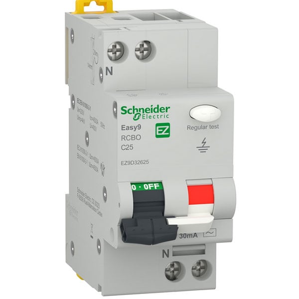 Siguranta automata diferentiala SCHNEIDER EZ9D32625, 1P + ND, 25A, curba C