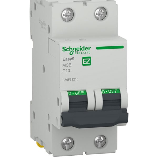 Siguranta automata modulara SCHNEIDER EZ9F32210, 2P, 10A, curba C