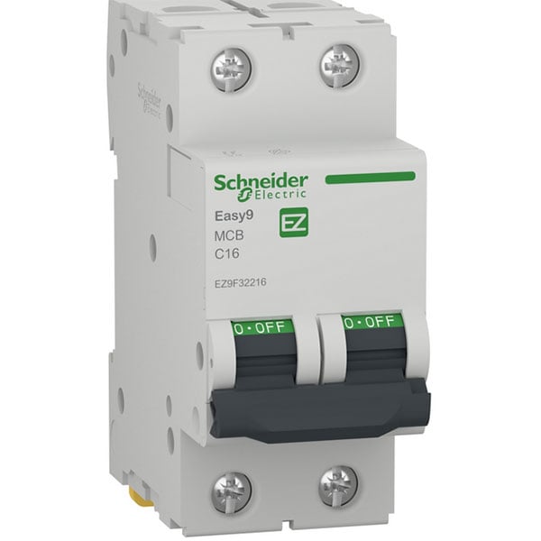 Siguranta automata modulara SCHNEIDER EZ9F32216, 2P, 16A, curba C
