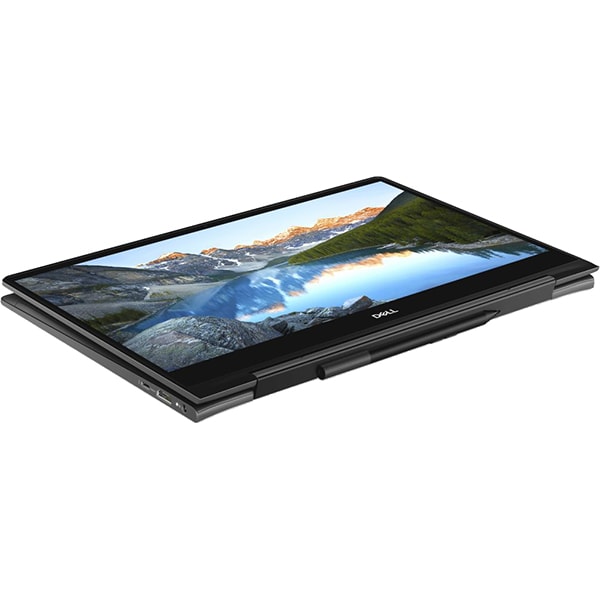 Laptop 2 in 1 DELL Inspiron 7391, Intel Core i7-10510U pana la 4.9GHz, 13.3" UHD Touch, 16GB, SSD 512GB, Intel UHD Graphics, Free DOS, negru