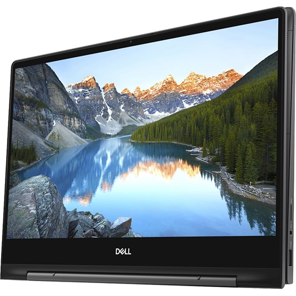 Laptop 2 in 1 DELL Inspiron 7391, Intel Core i7-10510U pana la 4.9GHz, 13.3" UHD Touch, 16GB, SSD 512GB, Intel UHD Graphics, Free DOS, negru