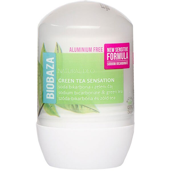 Deodorant roll-on BIOBAZA Green Tea, 50ml