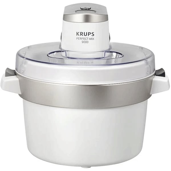 Aparat de facut inghetata KRUPS Perfect Mix GVS241, 1l, 36W, alb-argintiu