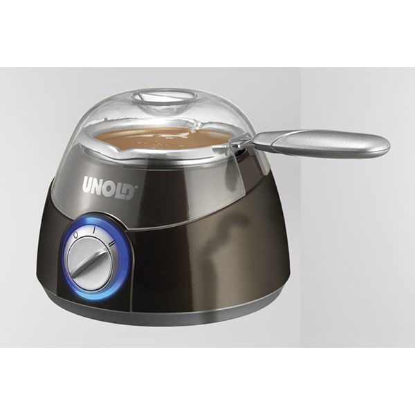 Aparat pentru ciocolata fondue UNOLD U48667, 25W, negru-argintiu