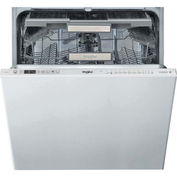 Masina de spalat vase incorporabila WHIRLPOOL WIO 3T133 DEL, PowerClean Pro, PowerDry, 14 seturi, 10 programe, 60 cm, clasa A+++