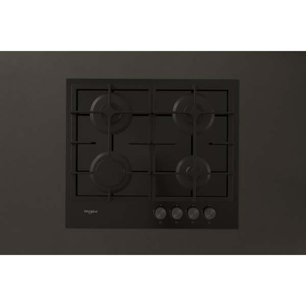 Plita incorporabila WHIRLPOOL GOS 6415/NB, Gaz, 4 arzatoare, negru
