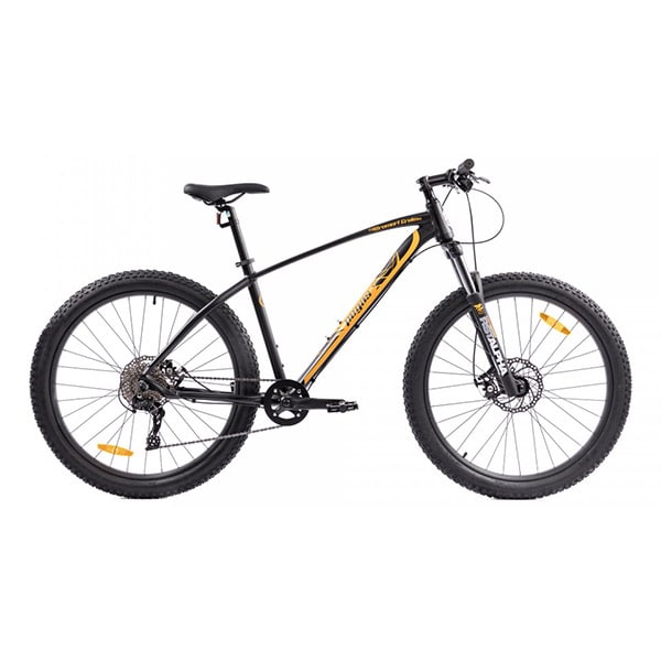 Bicicleta Mountain Bike PEGAS Drumuri Grele 18.5, Negru-Rosu