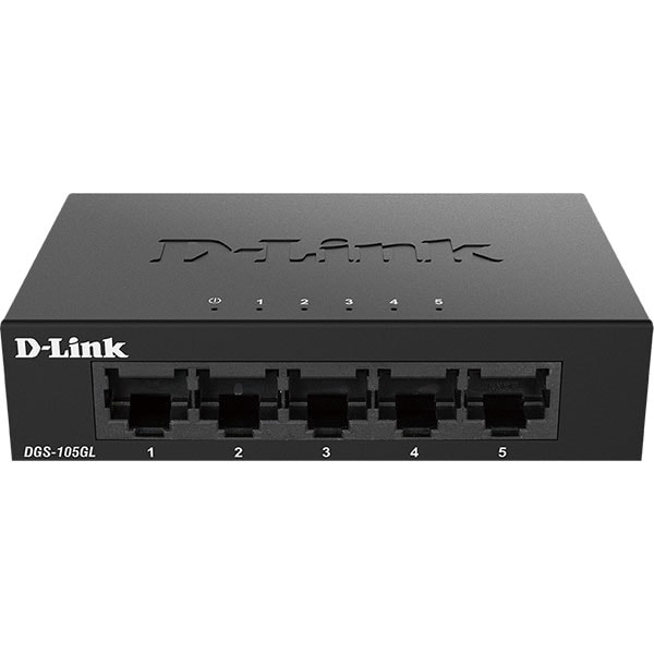 Switch D-LINK DGS-105GL, 5 porturi Gigabit, negru