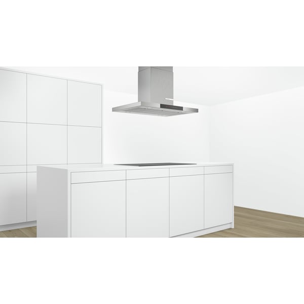 Hota insula BOSCH DIB97JP50, 1 motor, 719 m3/h, L 90 cm, inox