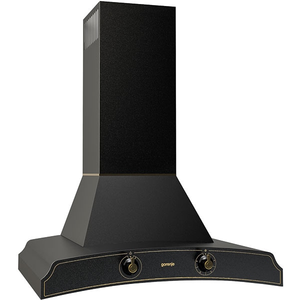 Hota decorativa GORENJE DK63MCLB, 1 motor, 621 m3/h, L 60 cm, negru mat