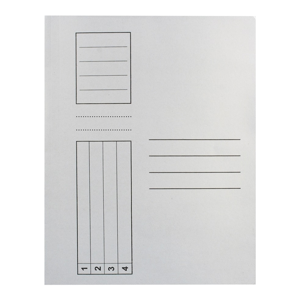 Dosar plic RTC, A4, carton, 10 bucati, alb