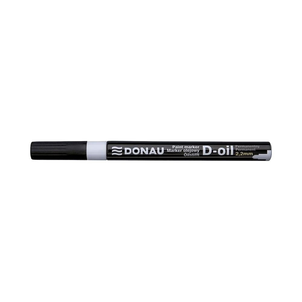 Marker permanent cu vopsea DONAU, 2.2 mm, alb