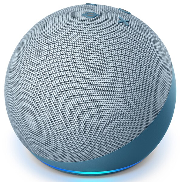 Boxa inteligenta AMAZON Echo Dot 4, Control Voce Alexa, Bluetooth, Wi-Fi, albastru