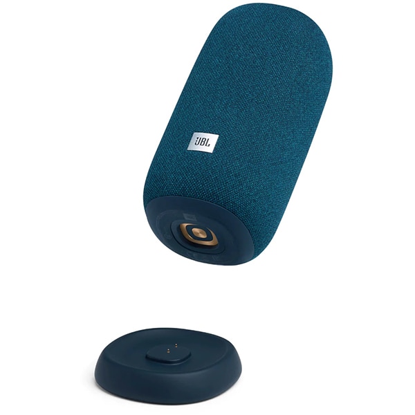 Boxa portabila JBL Link Portable, Bluetooth, Wi-Fi, Google Assistant, Chromecast, AirPlay 2, Surround, Waterproof, albastru