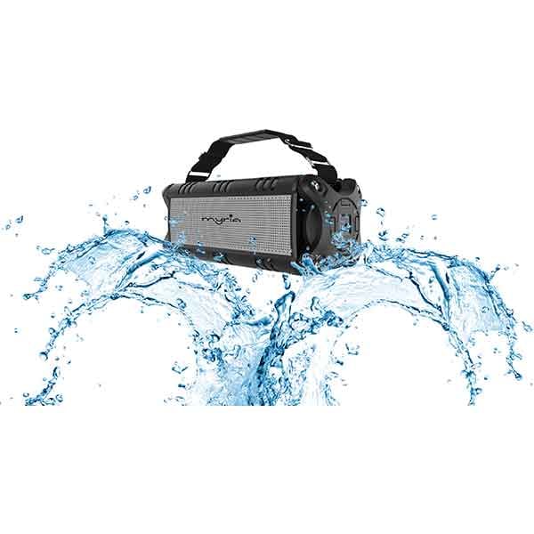 Boxa portabila MYRIA MY9079BK, Bluetooth, MicroSD, Waterproof, True Wireless, negru