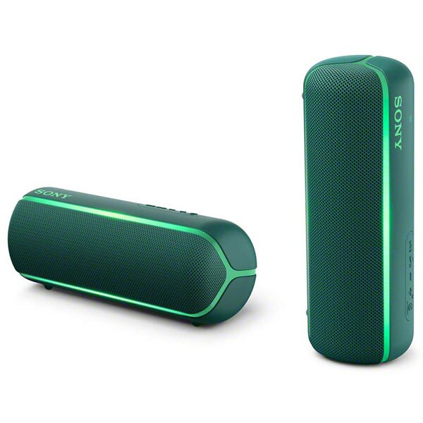 Boxa portabila SONY SRS-XB22, EXTRA BASS, Bluetooth, NFC, Wireless, Party Booster, Wireless Party Chain, LIVE SOUND, Waterproof, Verde