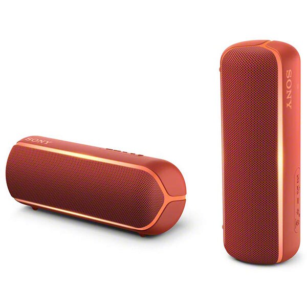 Boxa portabila SONY SRS-XB22, EXTRA BASS, Bluetooth, NFC, Wireless, Party Booster, Wireless Party Chain, LIVE SOUND, Waterproof, Rosu