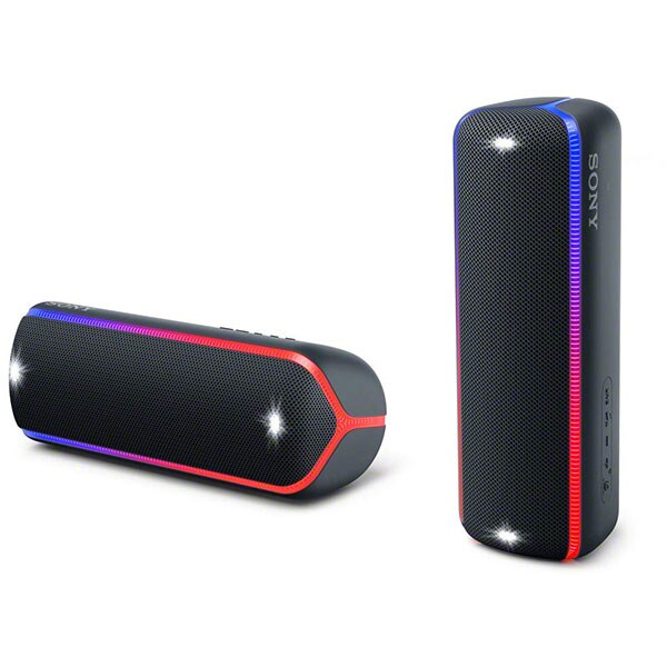 Boxa portabila SONY SRS-XB32, EXTRA BASS, Bluetooth, NFC, Wireless, Party Booster, Wireless Party Chain, LIVE SOUND, Waterproof, Negru