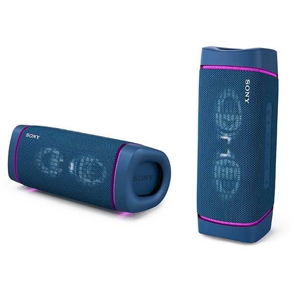 Boxa portabila SONY SRS-XB33, EXTRA BASS, Bluetooth, Wireless, Party Connect, Waterproof, Powerbank, albastru