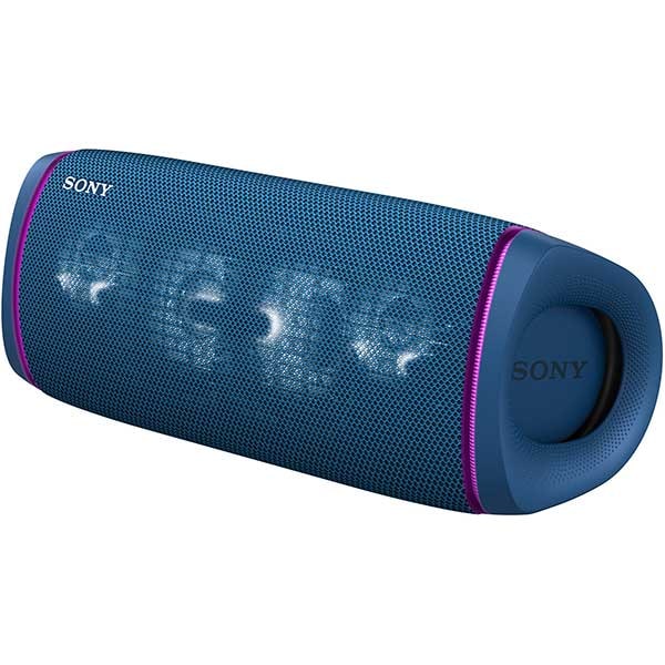 Boxa portabila SONY SRS-XB43, EXTRA BASS, Bluetooth, Wireless, Party Connect, Waterproof, Powerbank, albastru