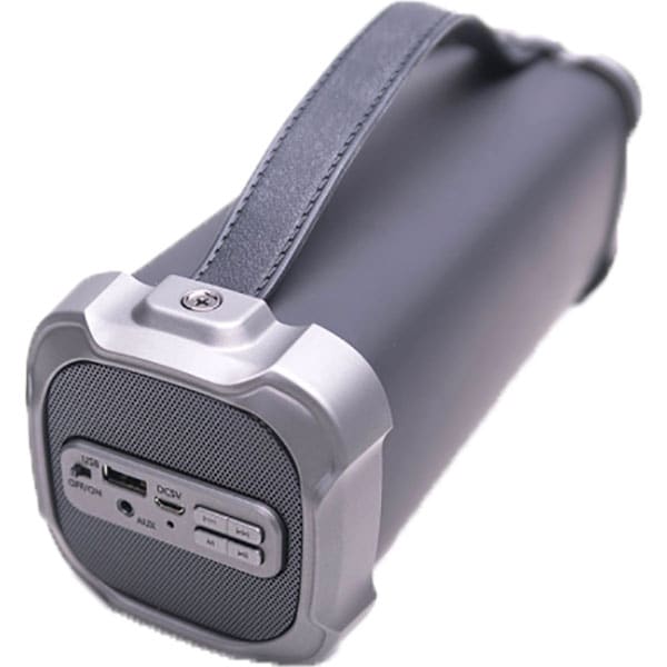 Boxa portabila E-BODA Vibe 100, Bluetooth, USB, Radio FM, negru-gri