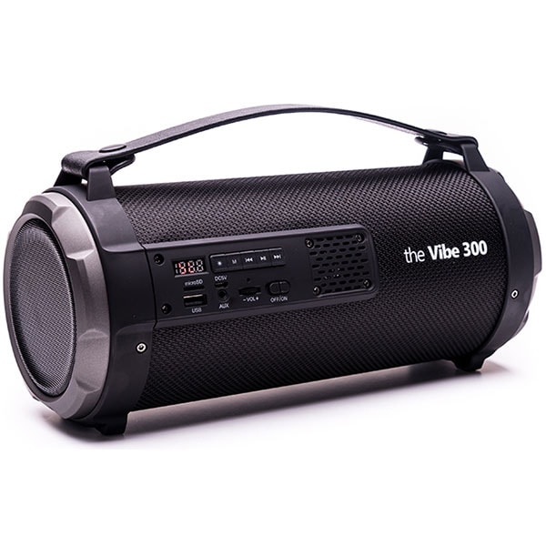 Boxa portabila E-BODA The Vibe 300, Bluetooth, MicroSD, Radio FM, negru