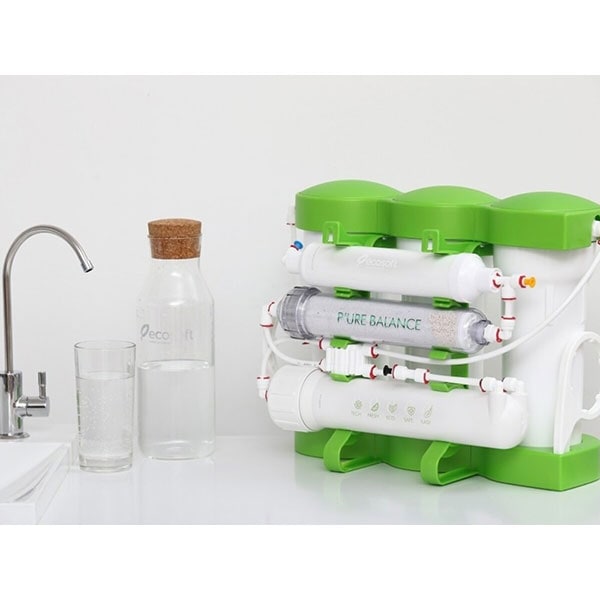 Sistem filtrare cu osmoza inversa ECOSOFT P'Ure Balance, 0.2 l/min, 6 bar, 1/2", robinet + rezervor