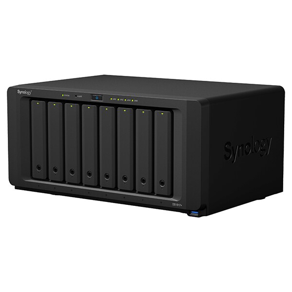Network Attached Storage SYNOLOGY DS1817+, 2.4GHz, 2GB, 8-Bays, negru