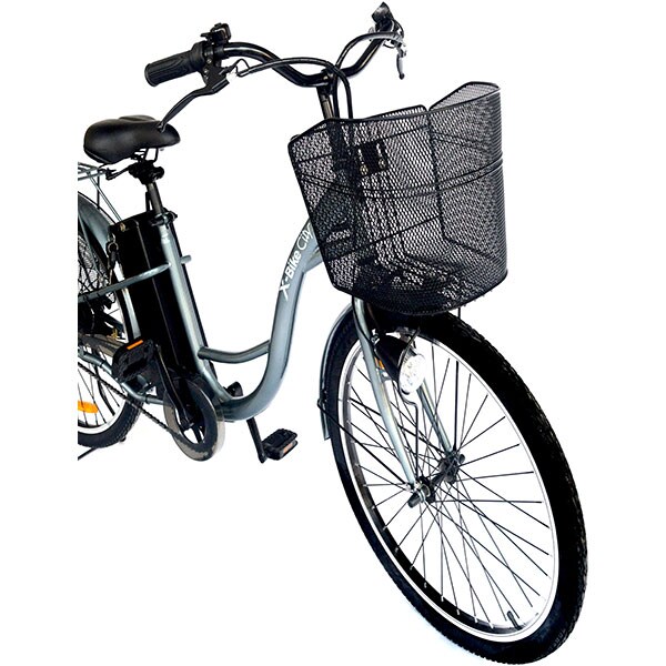 Bicicleta de oras Electrica EVOLIO X-BIKE City, 26 inch, gri inchis
