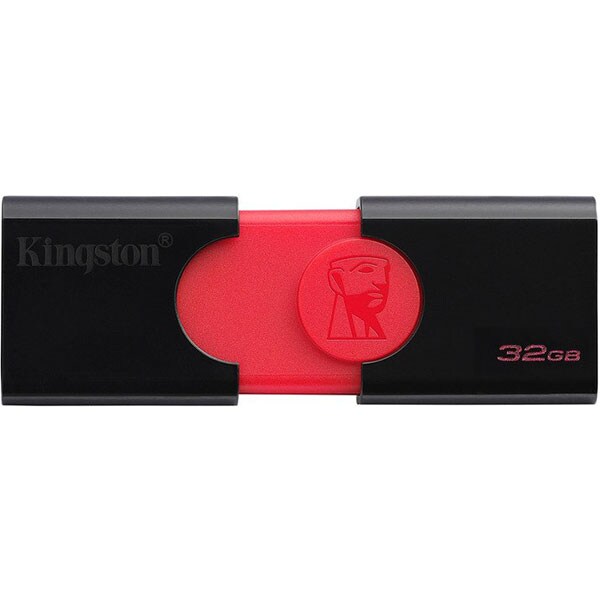 Memorie USB KINGSTON DataTraveler 106, 32GB, USB 3.0, negru-rosu