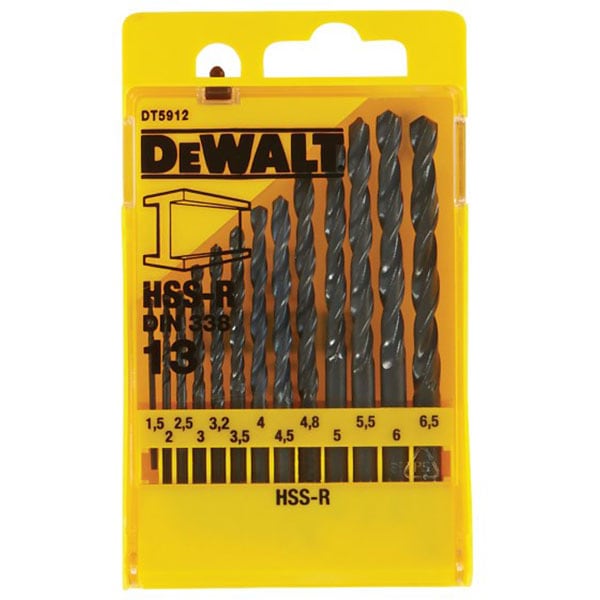 Set 13 burghie pentru metal DEWALT DT5912, 1.5 - 6.5mm