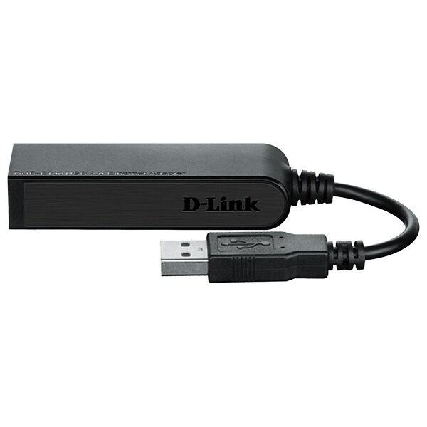 Adaptor Ethernet - USB 2.0 D-LINK DUB-E100, Fast Ethernet, negru