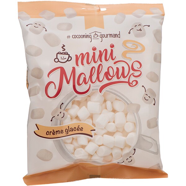 Minibezele DEBRON Mallous Creme Glace, 150g, 6 bucati