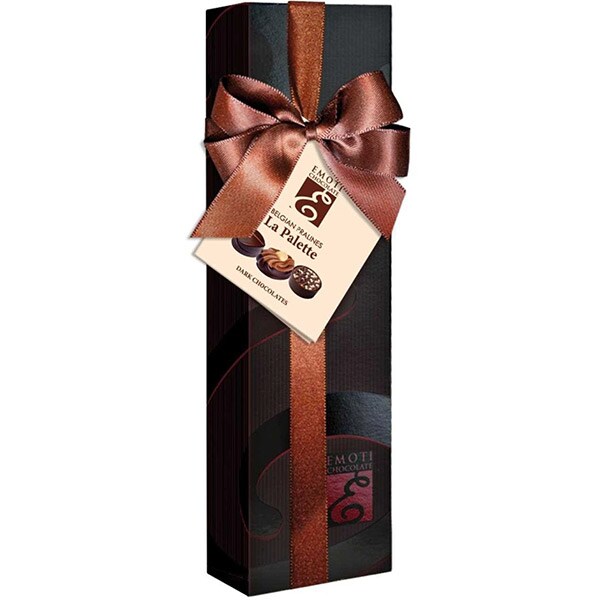 Bomboane ciocolata EMOTI CHOCOLATE La Palette (Dark Chocolates), 65g