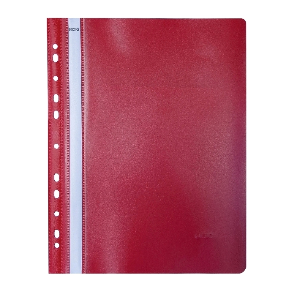 Dosar NOKI, A4, plastic, 25 bucati, rosu