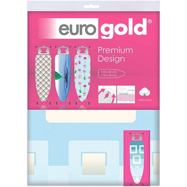 Husa pentru masa de calcat EUROGOLD DC42F3, 120 x 38 / 120 x 42 cm