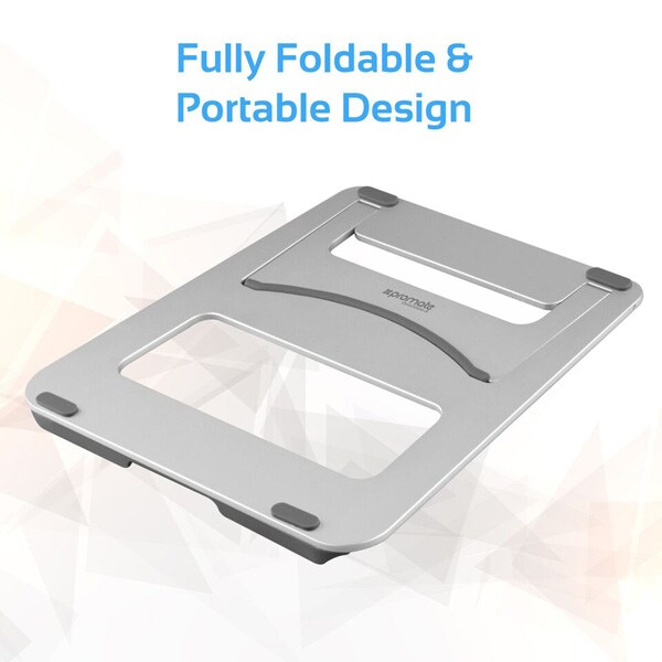 Suport laptop PROMATE DeskMate-3, aluminiu, argintiu