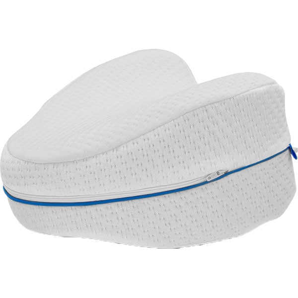 Perna ergonomica pentru genunchi si picioare MEDIASHOP Dreamolino Leg Pillow, alb