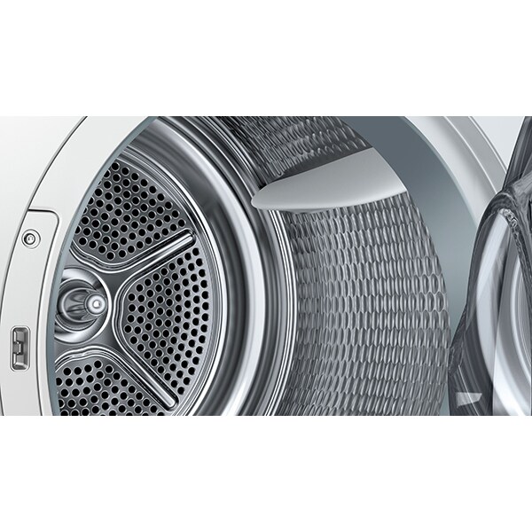 Uscator de rufe BOSCH WTW85540EU, Condensare si pompa de caldura, 9kg, 18 programe, Clasa A++, alb