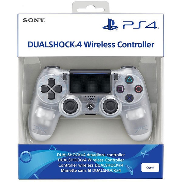 Controller Wireless SONY PlayStation DualShock 4 V2, Crystal